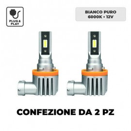 Coppia Lampade LED "Quick Change" H11 12V Bianco Puro Phonocar 07554