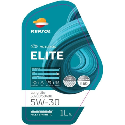REPSOL ELITE LONG LIFE 50700/50400 5W-30 LT. 1