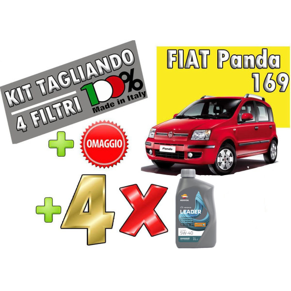 copy of FIAT PANDA VAN (271) 1.2 8V 188A4000 - 44 KW / 60 HP dal 09/03 in poi Kit Tagliando 3 Filtri