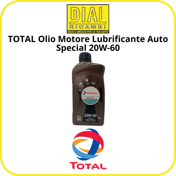 TOTAL Olio Motore Lubrificante Auto Special 20W-60 Lt. 1