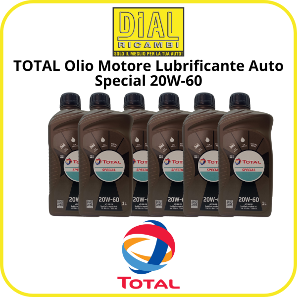 copy of TOTAL Olio Motore Lubrificante Auto Special 20W-60