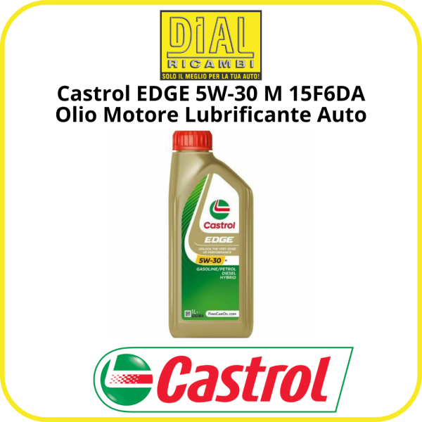 Castrol EDGE 5W-30 M 15F6DA Olio Motore Lubrificante Auto Lt. 1
