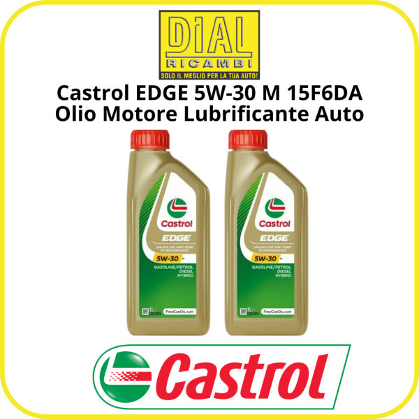 Castrol EDGE 5W-30 M 15F6DA Olio Motore Lubrificante Auto Lt. 2