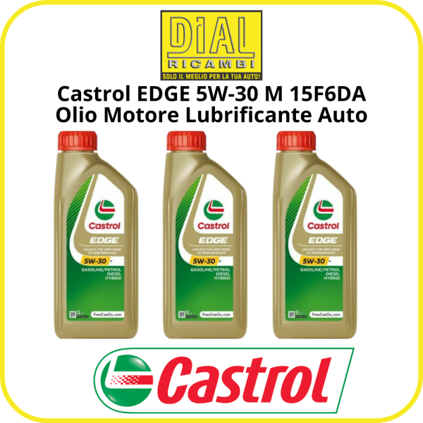 Castrol EDGE 5W-30 M 15F6DA Olio Motore Lubrificante Auto Lt. 3