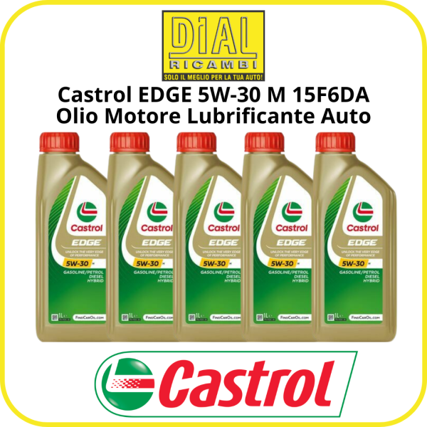 Castrol EDGE 5W-30 M 15F6DA Olio Motore Lubrificante Auto Lt. 5