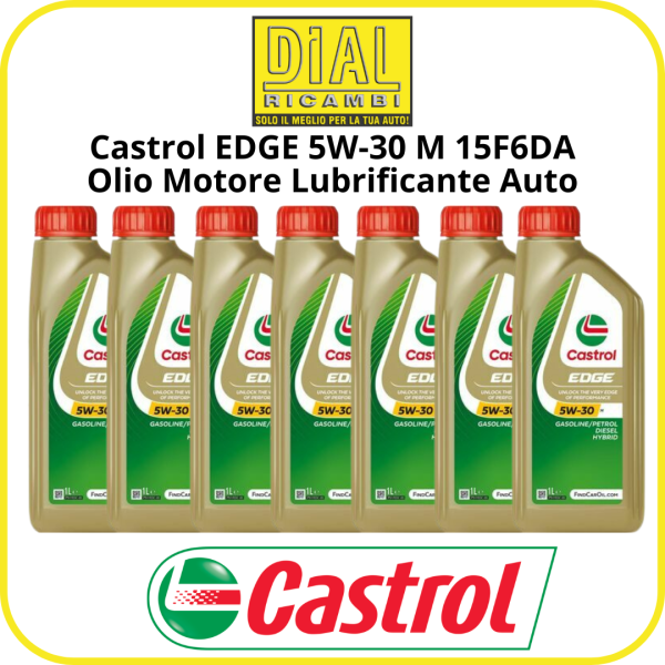 Castrol EDGE 5W-30 M 15F6DA Olio Motore Lubrificante Auto Lt. 7