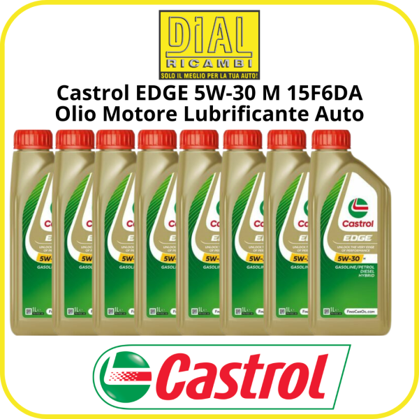 Castrol EDGE 5W-30 M 15F6DA Olio Motore Lubrificante Auto Lt. 8