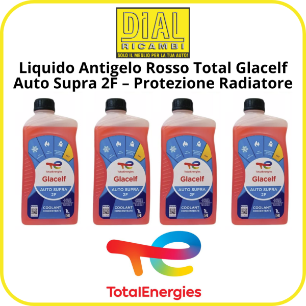 copy of Liquido Antigelo Rosso Total Glacelf Auto Supra 2F – Protezione Radiatore – Qualità OEM Lt. 1
