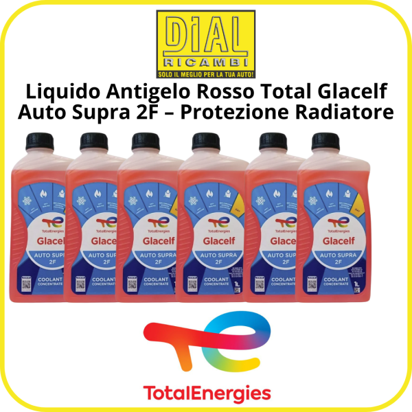 copy of Liquido Antigelo Rosso Total Glacelf Auto Supra 2F – Protezione Radiatore – Qualità OEM Lt. 1