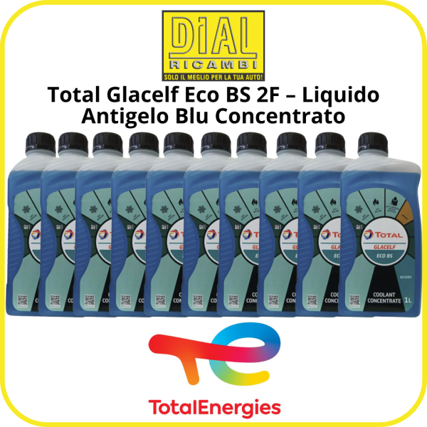 copy of Total Glacelf Eco BS 2F – Liquido Antigelo Blu Concentrato 1L | Tecnologia OAT | Protezione Radiatore