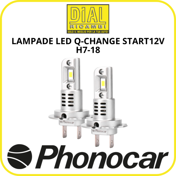 LAMPADE LED Q-CHANGE START12V H7-18