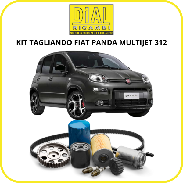 KIT TAGLIANDO FIAT PANDA III 312PX 1.3 MTJ 330A1000 DA 2015 AL 2020 70 KW Diesel