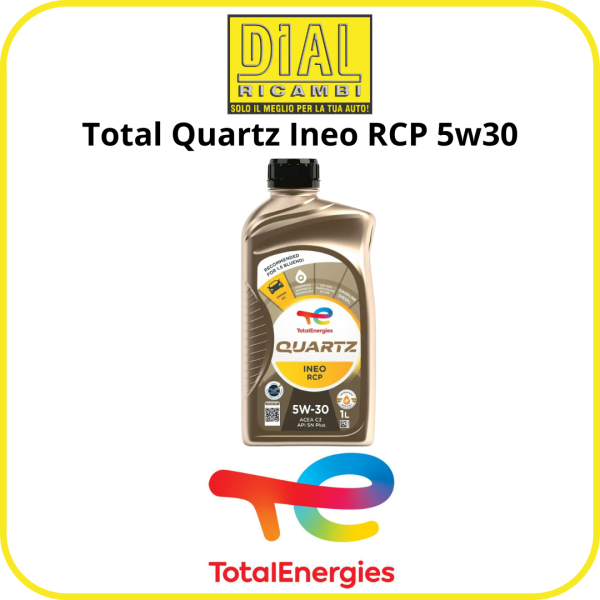 Olio Motore Total Quartz Ineo RCP 5W30 – Lubrificante Sintetico Alta Protezione 1L
