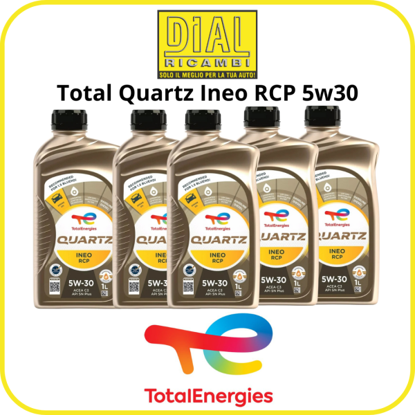 Olio Motore Total Quartz Ineo RCP 5W30 – Lubrificante Sintetico Alta Protezione 5L