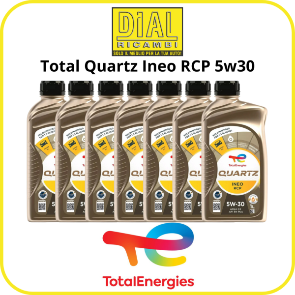 Olio Motore Total Quartz Ineo RCP 5W30 – Lubrificante Sintetico Alta Protezione 7L