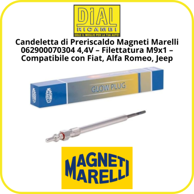 Candeletta Magneti Marelli 062900070304 4,4V – Fiat Alfa Jeep