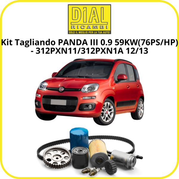 copy of Kit Tagliando 4 Filtri FIAT 500L 1.3D- MULTIJET -70 KW 95 PS/HP MONTAGGIO UFI