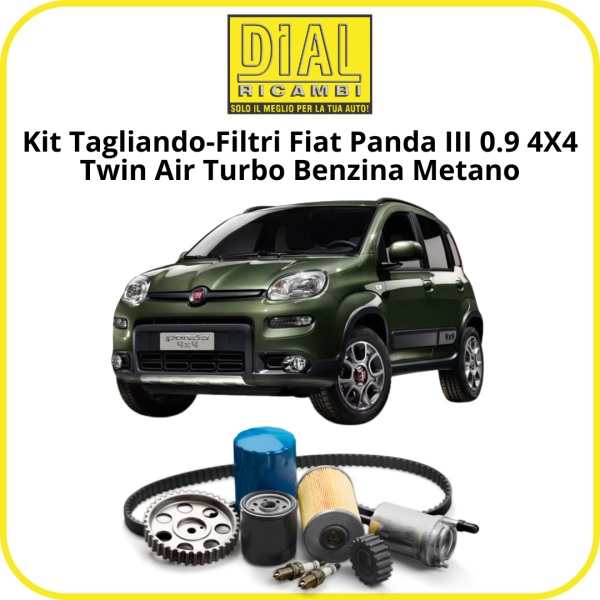 copy of Kit Tagliando 4 Filtri FIAT 500L 1.3D- MULTIJET -70 KW 95 PS/HP MONTAGGIO UFI