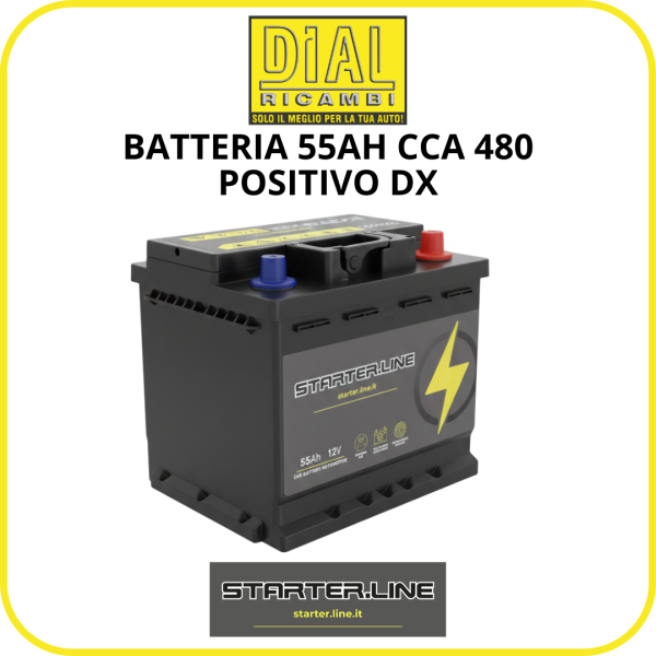 copy of Batteria Auto STARTER.LINE 80Ah 700A CCA 278x175x175mm Avviamento Potente Affidabile Universale