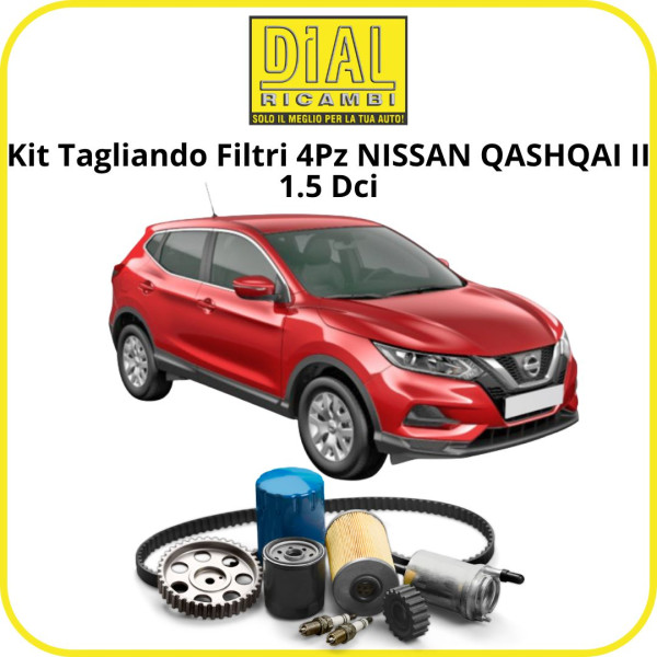 NISSAN NISSAN QASHQAI II 1.5 Dci Kit Tagliando 4 Filtri